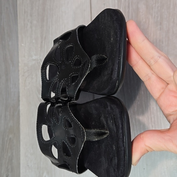 Orthoheel by Vionic Women Maui Leather Thong Sandals shoes sz 9 - Picture 4 of 13